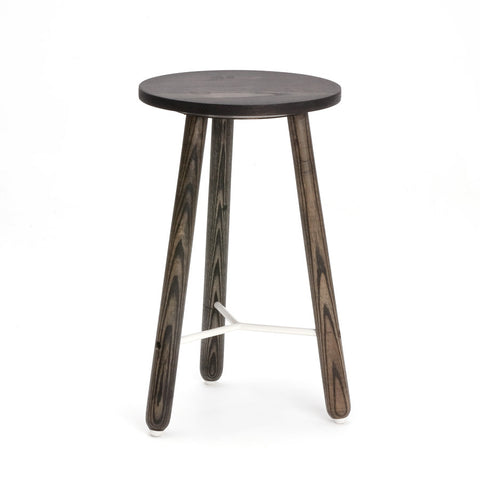 EN POINTE STOOL - BLACK + WHITE