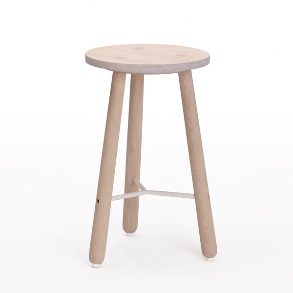 EN POINTE STOOL - WHITE + WHITE